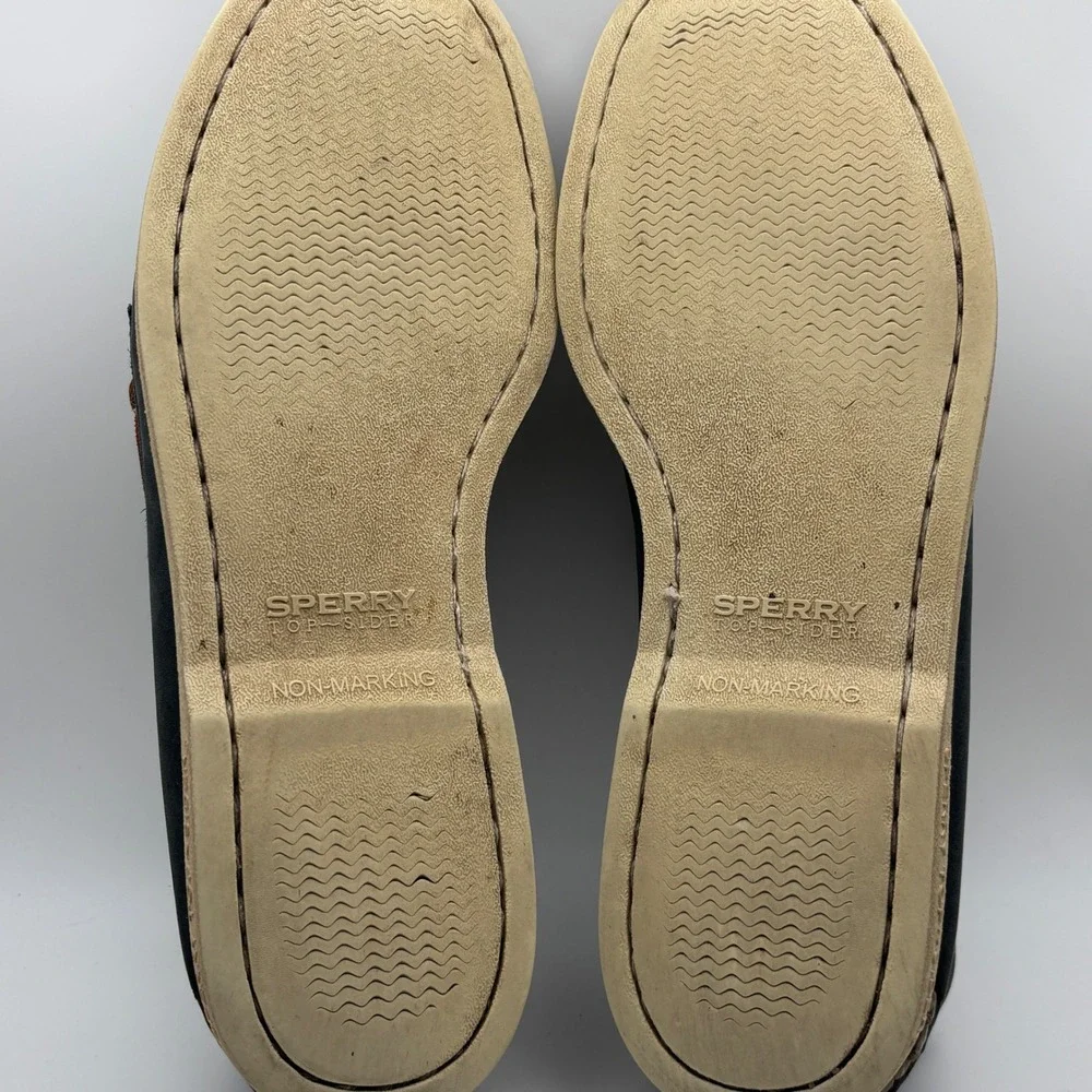 Sperry Gold Cup Boat Shoes Mens 10M Blue Leather Authentic Original Loafers